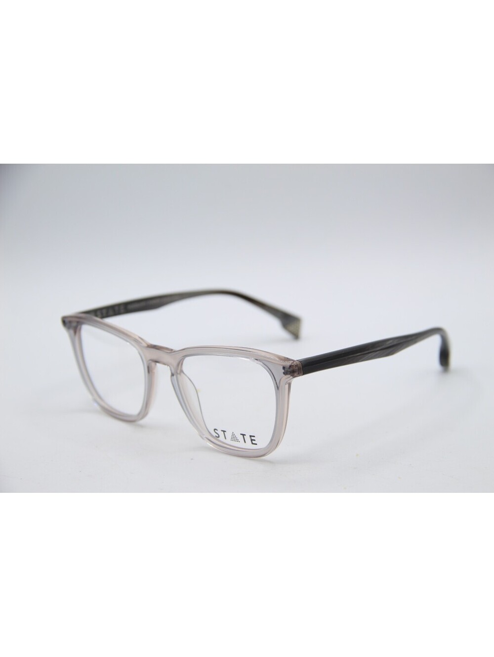 State Woodland Shadow Silver Iron Designer Authentic Eyeglasses 50-20-145